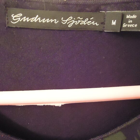 Gudrun Sjoden- Stretchy Purple Dress, Top is Medium, Skirt is Small. - Picture 3 of 13